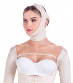 Fajas MariaE 9010 Compression Chin Strap for Women / Mentonera / Powernet