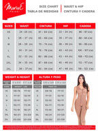 Fajas MariaE 9262 | Colombian Postpartum Full Body Body Shaper for Women | Knee Length & Bra | Powernet