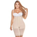 Fajas MariaE 9277 | Mid-Thigh Butt Lifter Shapewear for Women | Daily Use | Powernet
