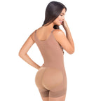 MARIAE FPL3330 Stage 2 Faja Colombiana Post Surgery Postpartum Shapewear Bodysuit Short Length with Side Zipper & Open Bust | 9633 | FQ113