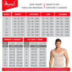 Fajas MariaE FH101 | Body Shaper Compression Vest Shirts for Men | Tummy & Back Control | Triconet
