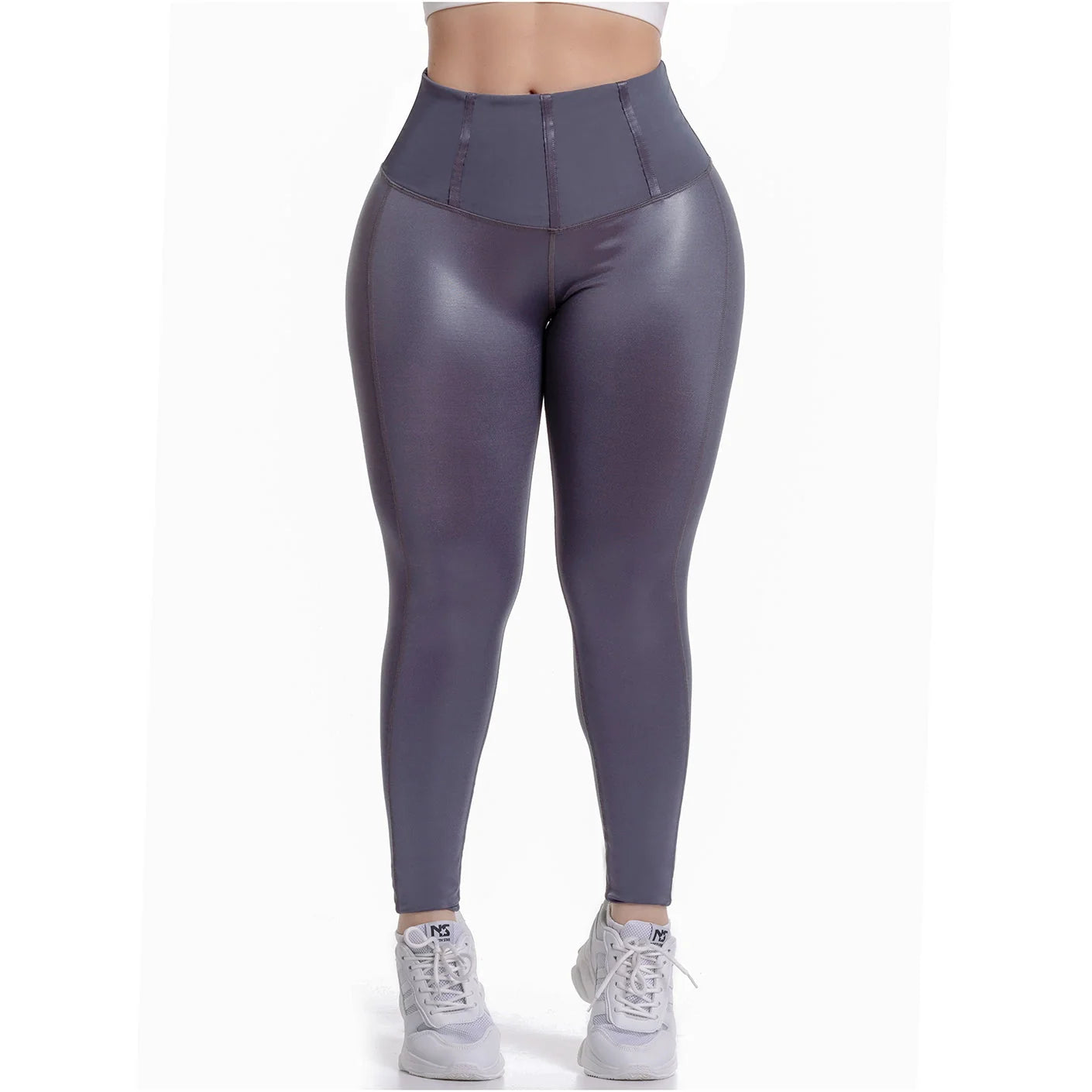 FLEXMEE 946705 | High Waisted Leggings With Tummy Control Activewear Sports Womens | Shape Line