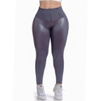 FLEXMEE 946705 | High Waisted Leggings With Tummy Control Activewear Sports Womens | Shape Line