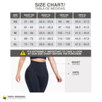 FLEXMEE 946764 | Sports High Waisted Leggings with Pockets Tummy Control Activewear Sportswear | Comfort Line