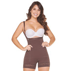 MARIAE FPL3330 Stage 2 Faja Colombiana Post Surgery Postpartum Shapewear Bodysuit Short Length with Side Zipper & Open Bust | 9633 | FQ113