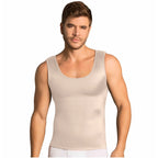 Fajas MariaE FH101 | Body Shaper Compression Vest Shirts for Men | Tummy & Back Control | Triconet