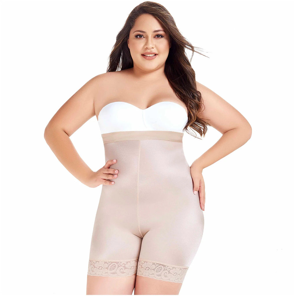 Fajas MariaE FU107 | Strapless Shapewear for Women for Daily Use | Tummy & Back Control | Triconet