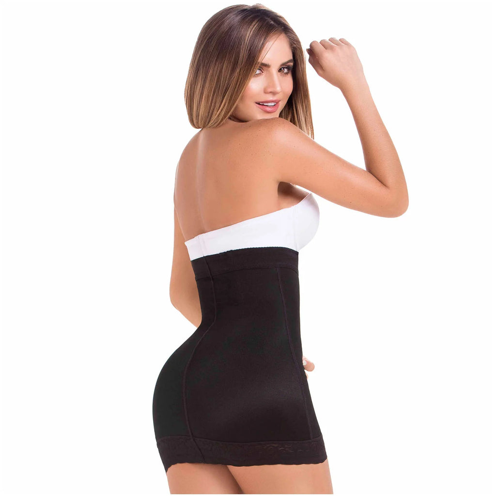 Fajas MariaE FU107 | Strapless Shapewear for Women for Daily Use | Tummy & Back Control | Triconet (Copy)