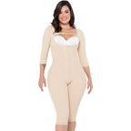 MARIAE FPC7350 Stage 2 Faja Colombiana Post Surgery Postpartum Shapewear for C-section with Sleeves Knee Length | FQ114 | 9142
