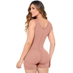 MARIAE FPL3330 Stage 2 Faja Colombiana Post Surgery Postpartum Shapewear Bodysuit Short Length with Side Zipper & Open Bust | 9633 | FQ113