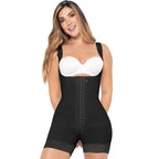 MARIAE FPT5530 Post Surgery High Compression Garment Mid Thigh & Open Bust w/ Wide Straps Stage 2 Faja Colombiana | FQ105