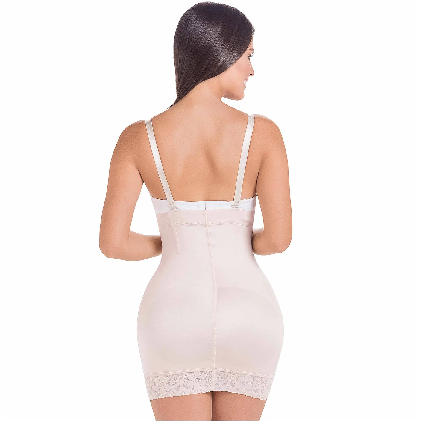 Fajas MariaE FU107 | Strapless Shapewear for Women for Daily Use | Tummy & Back Control | Triconet (Copy)