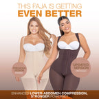 MARIAE RXC5330 Fajas Colombianas Reductoras Moldeadoras Daily Use Shapewear Bodysuit Mid Thigh & Open Bust | RA005