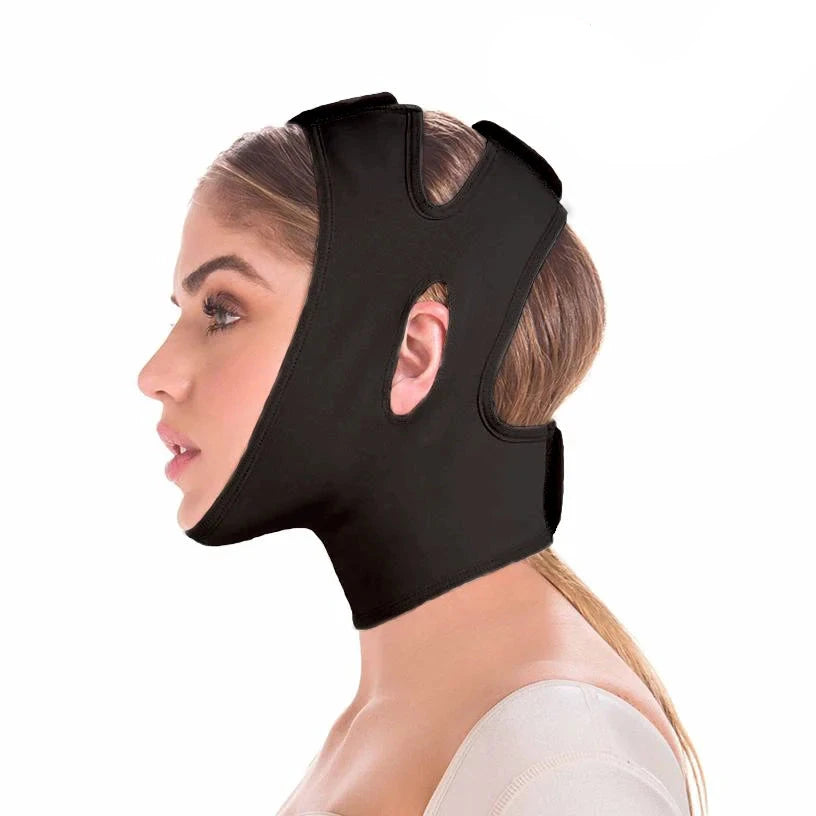 Fajas MariaE 9010 Compression Chin Strap for Women / Mentonera / Powernet